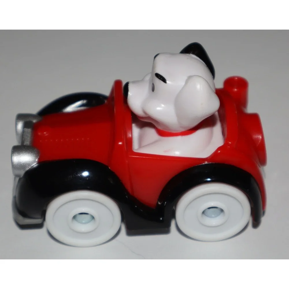 Fisher Price Little People Wheelies 2012 Disney 101 Dalmatians Rolly Cruella Car